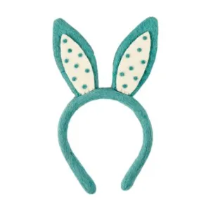 Pashom Easter Bunny Felt Ear Headband BLUE