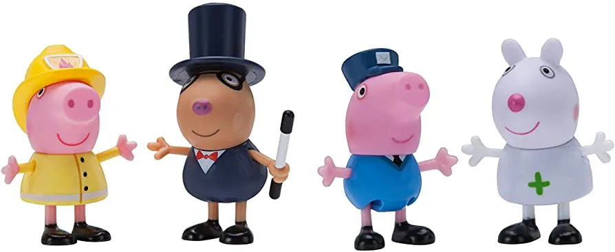 Peppa Pig What I Want To Be Figure 4-Pack