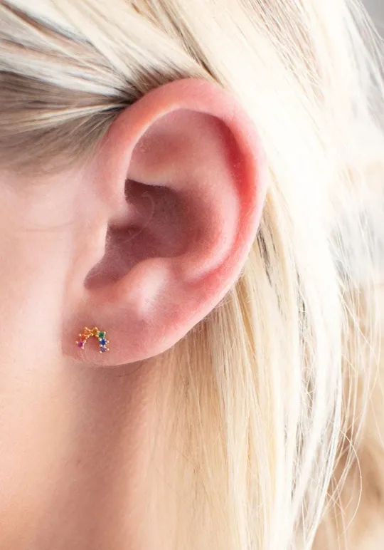 Perfect Tiny Studs | Rainbow