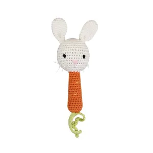 Petit Ami Bunny Crochet Rattle