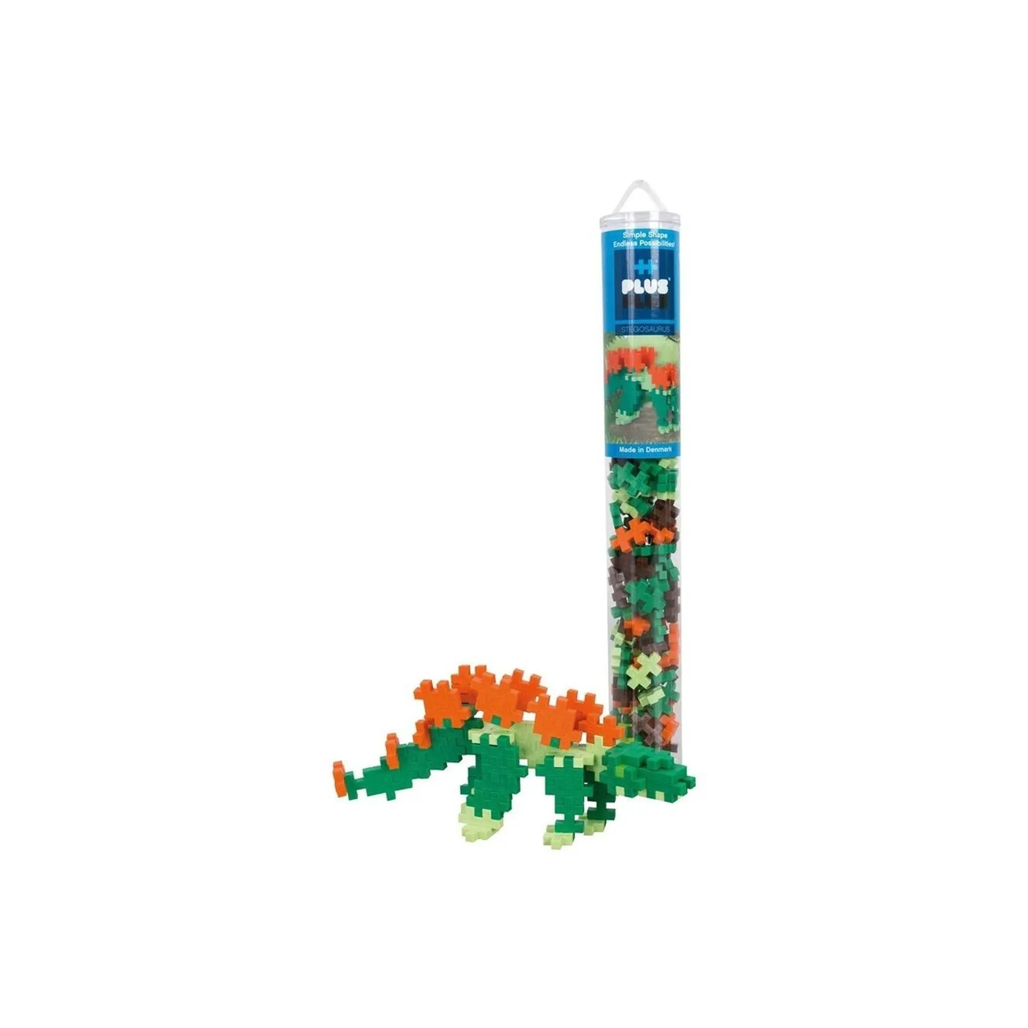 Plus Plus Stegosaurus 100 Pcs Tube