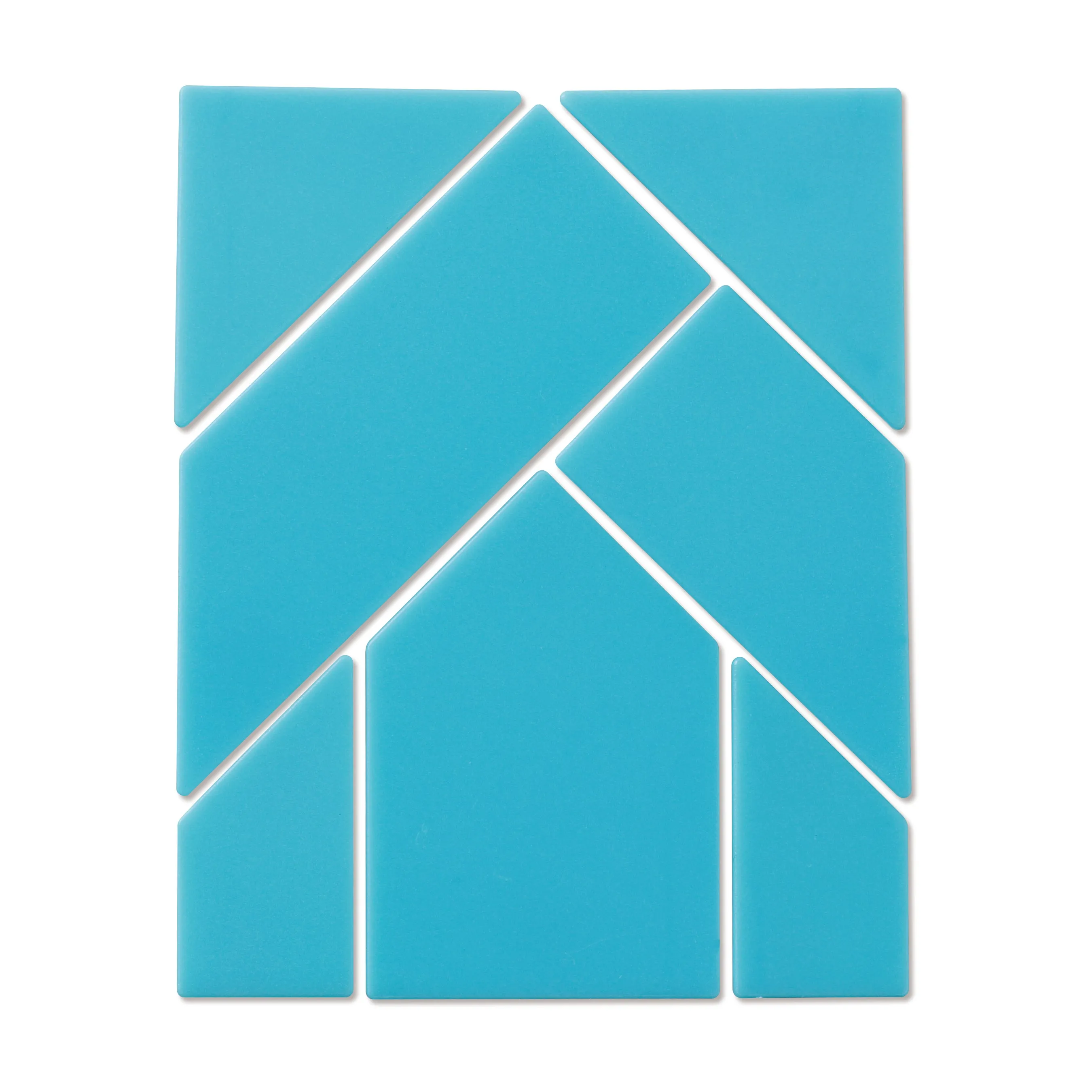 Pocket Puzzlers - Tangram Silhouette Puzzle Set - 7 pc