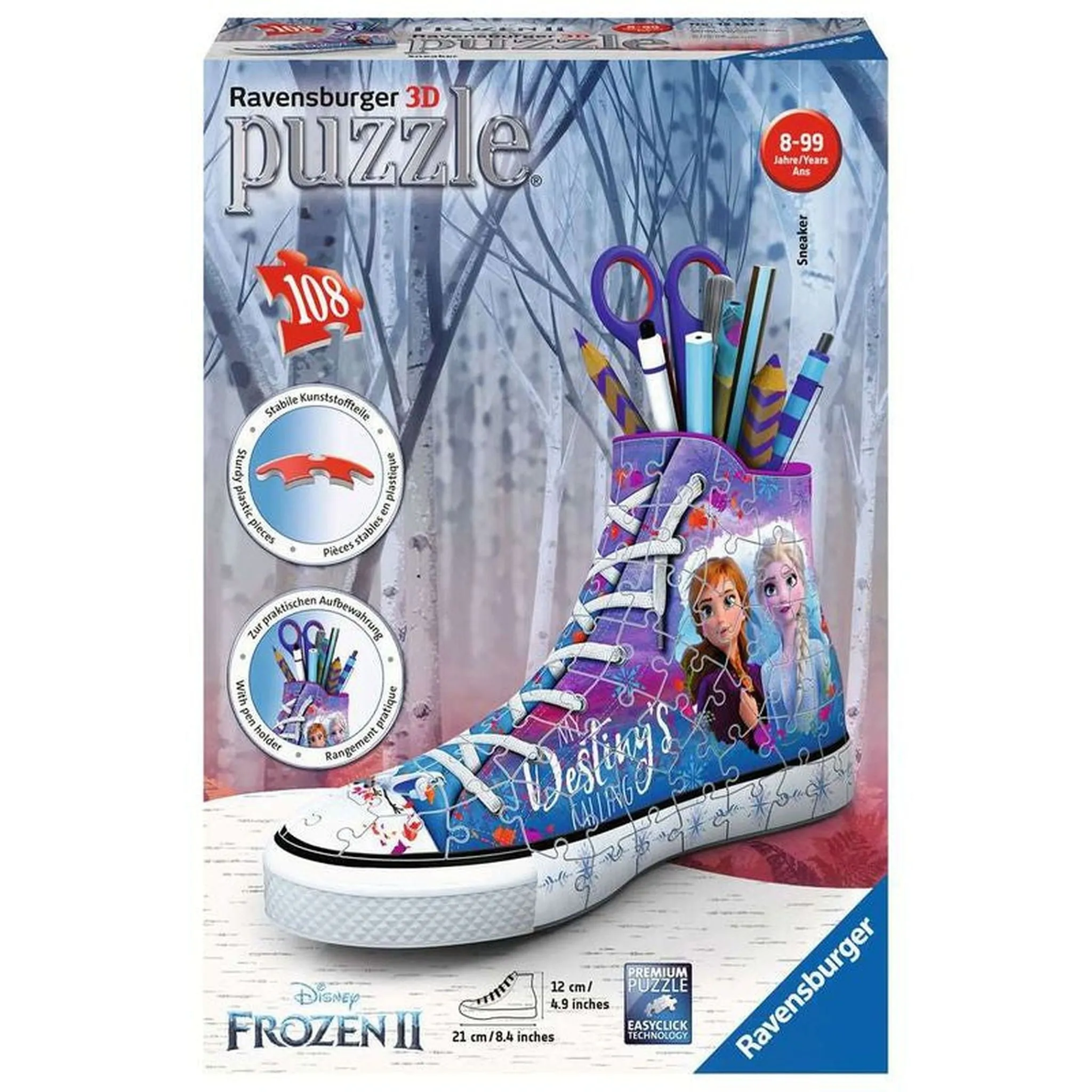 Ravensburger Disney Frozen Ii 3D Sneaker Shaped