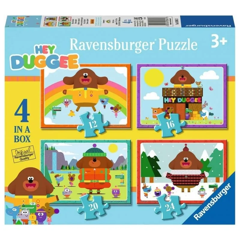 Ravensburger Hey Duggee 4 In A Box Jigsaws