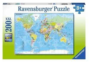 Ravensburger Map Of The World 200 Piece
