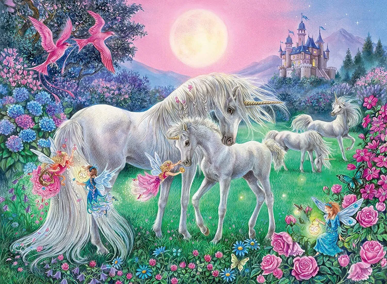 Ravensburger Unicorns In The Moonlight 200 XXL