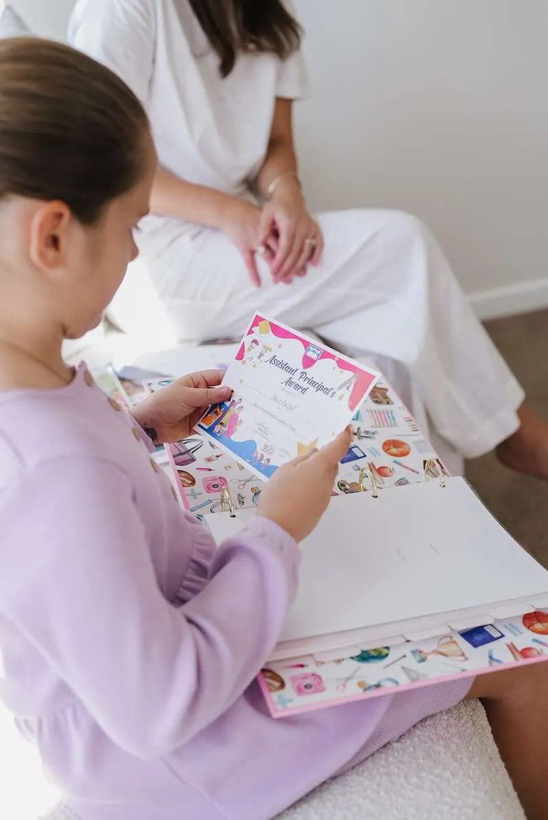 School Years Journal & Keepsake Organiser | Ivory