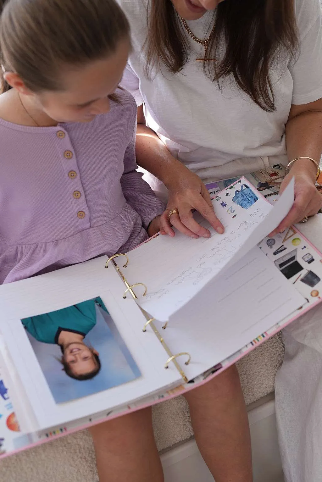 School Years Journal & Keepsake Organiser | Ivory