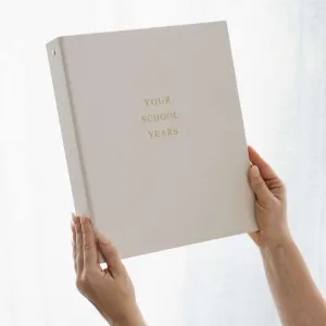 School Years Journal & Keepsake Organiser | Ivory