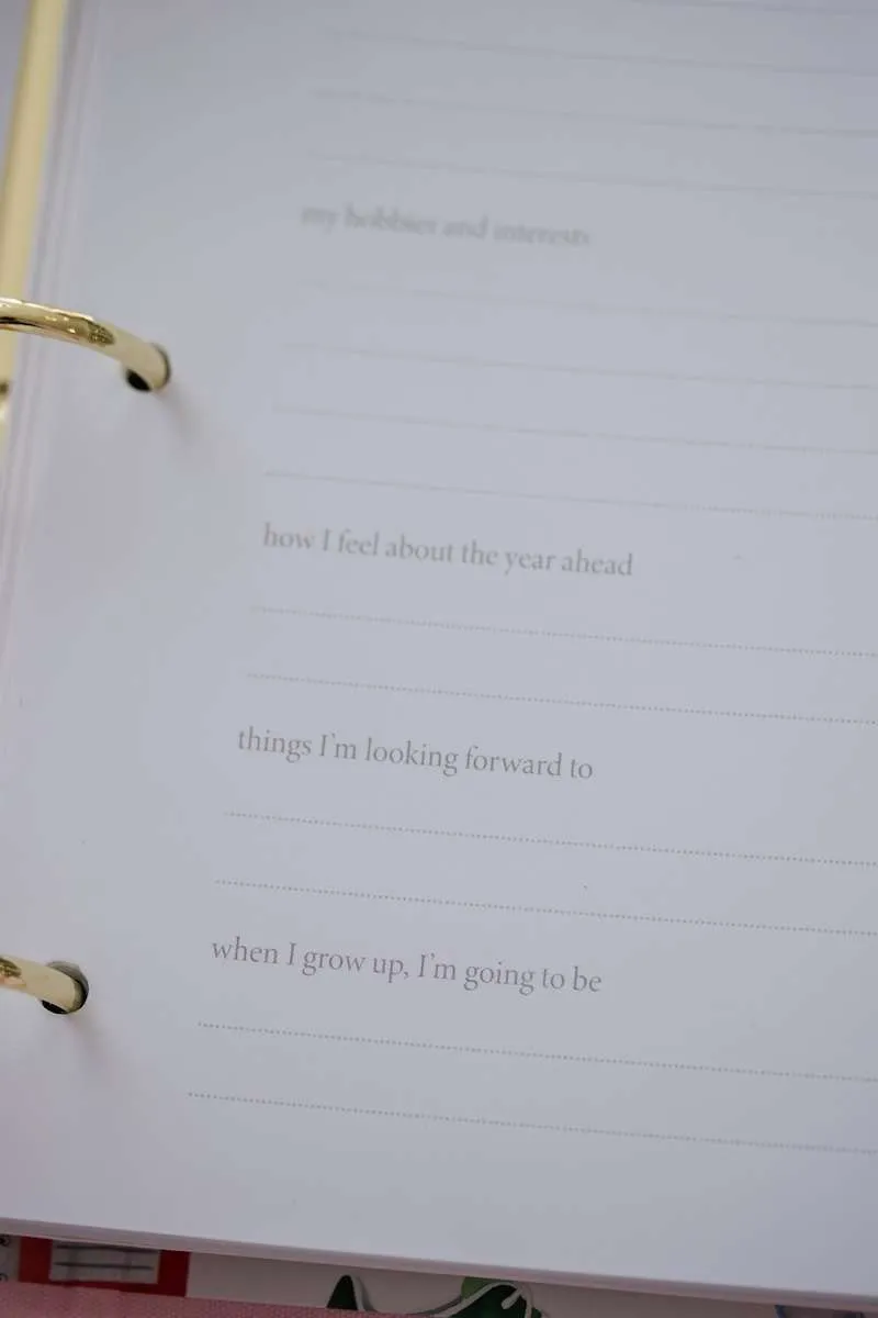 School Years Journal & Keepsake Organiser | Ivory