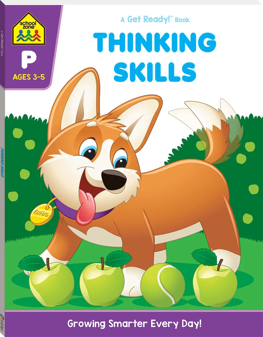 School Zone Get Ready Thinking Skills Workbook
