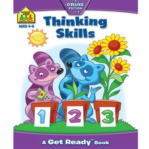 School Zone Get Ready Thinking Skills Workbook