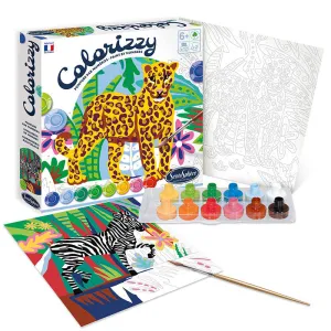 Sentosphère Colorizzy Zèbre & Léopard