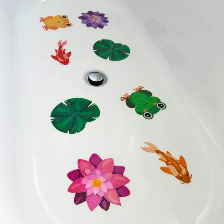 Slip-Safe Bath Spots | Garden Pond