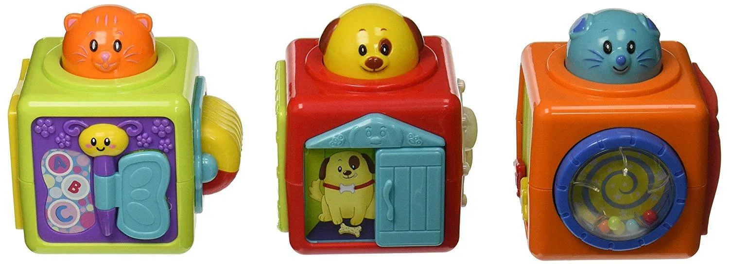 Small World Toys Stack ‘n Play Activity Blocks