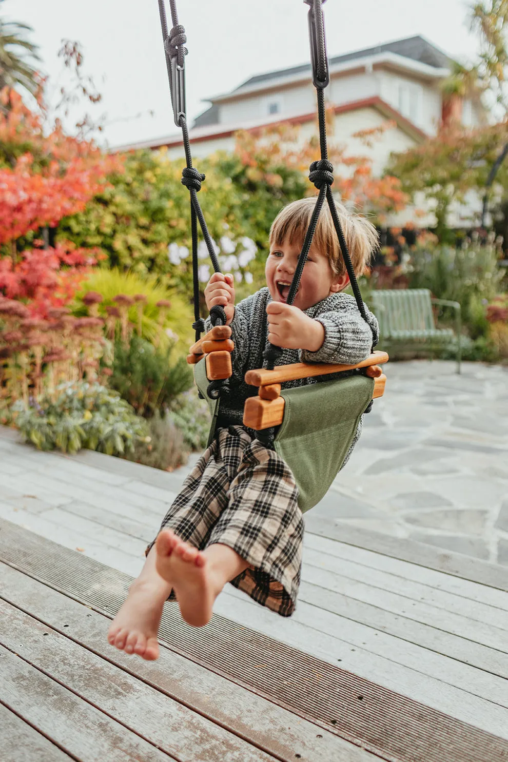 Solvej Child Swings - Moss Green