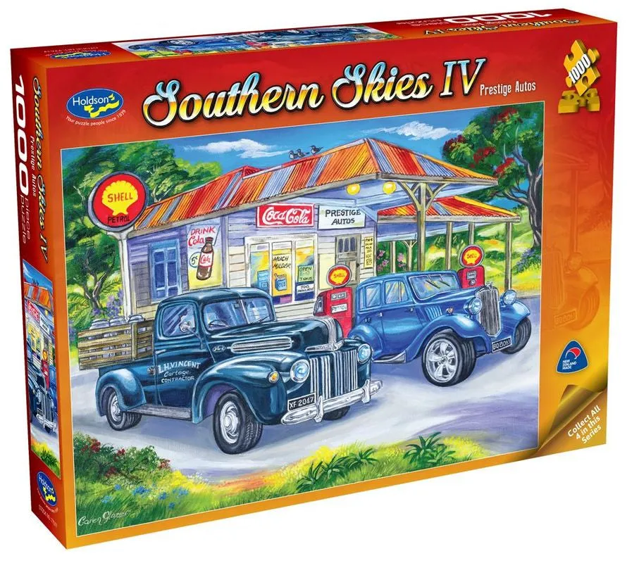 SOUTHERN SKIES IV 1000 PIECE PUZZLE PRESTIGE AUTOS