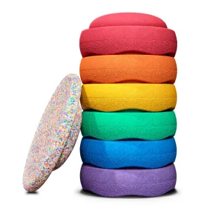 Stapelstein | Rainbow Classic 6 1 (Super Confetti Board)