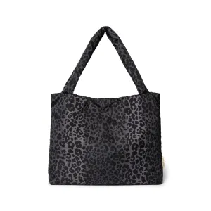 Studio Noos Antra Leopard Puffy Mom Bag  - Dark Grey