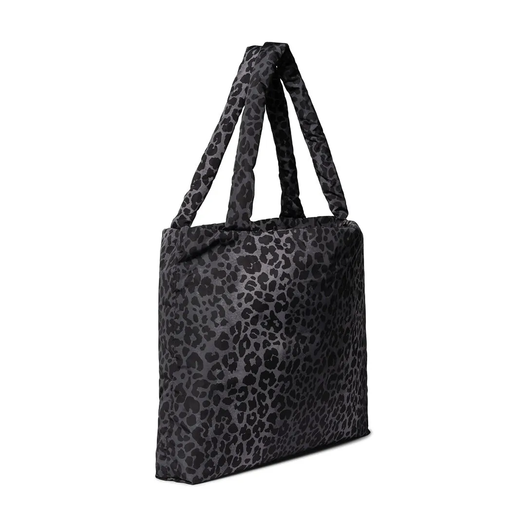 Studio Noos Antra Leopard Puffy Mom Bag  - Dark Grey