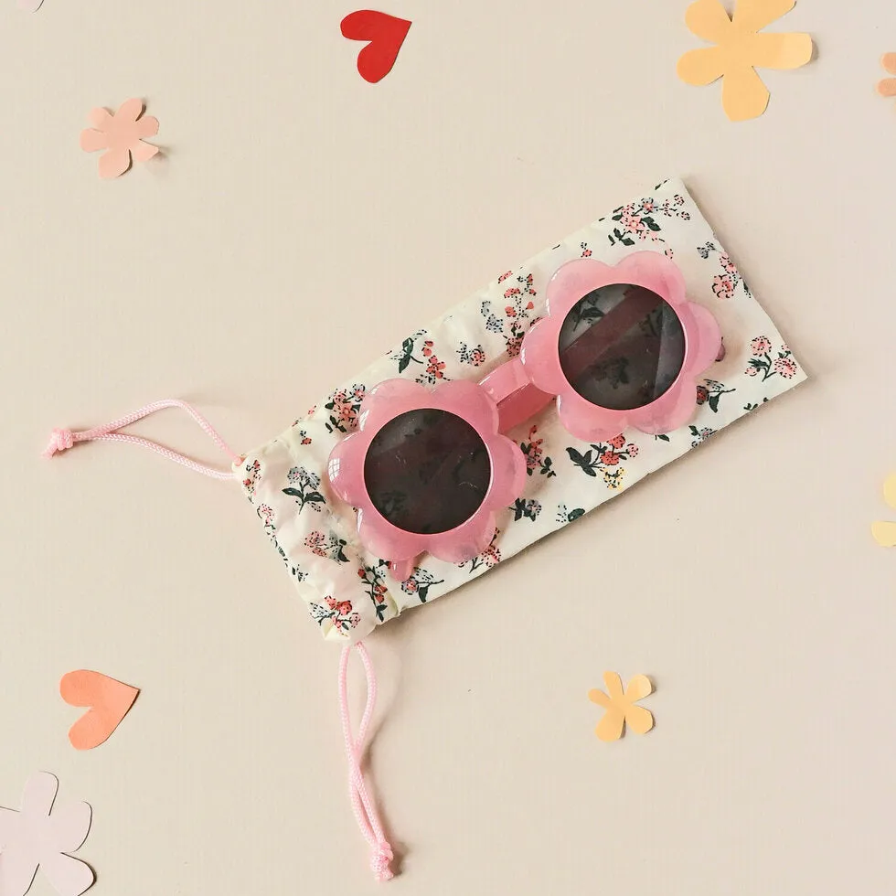 Sunglasses | Spotty Flower Pink