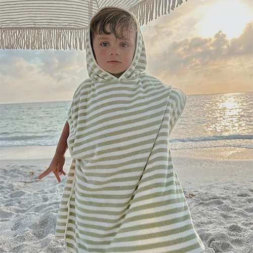 Sunnylife Kids Character Hooded Towel | Into the Wild Khaki