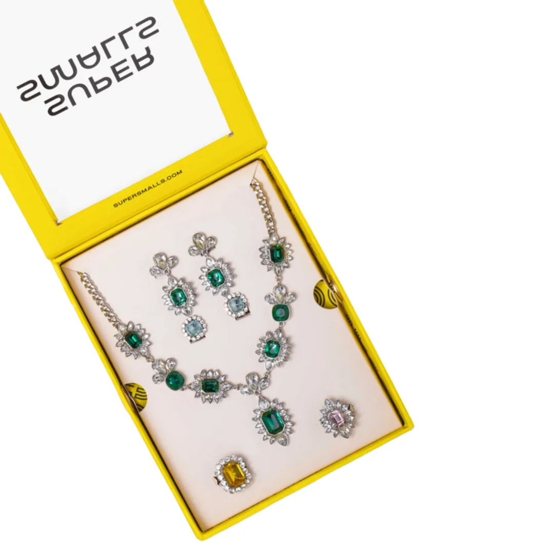 Super Smalls - Emerald Ball Jewelery Set