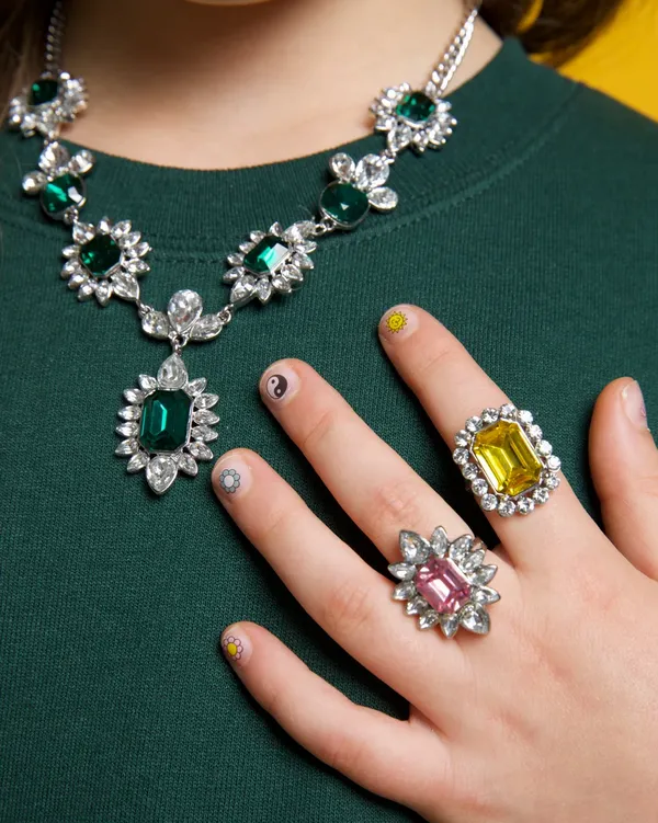 Super Smalls - Emerald Ball Jewelery Set