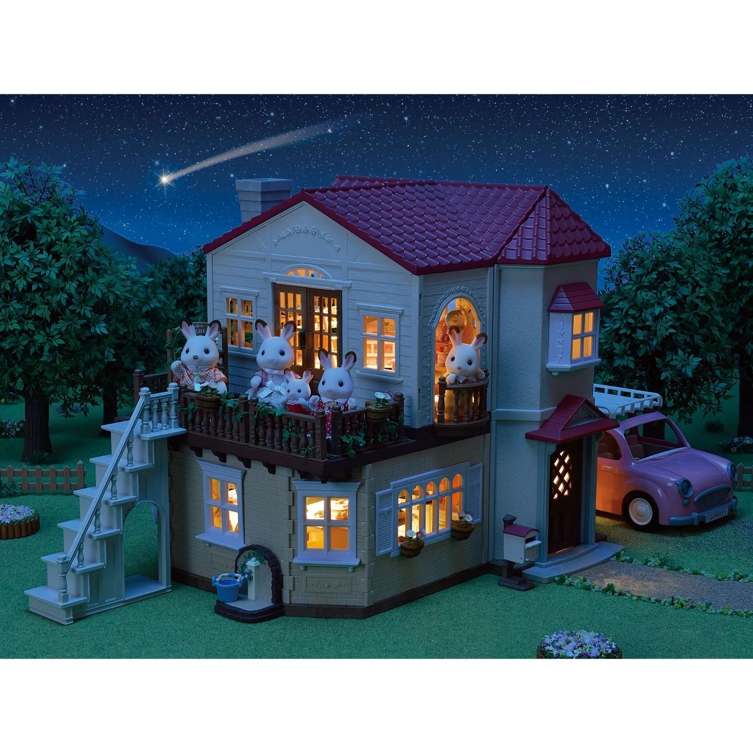 Sylvanian Families Red Roof Home Secret Attic