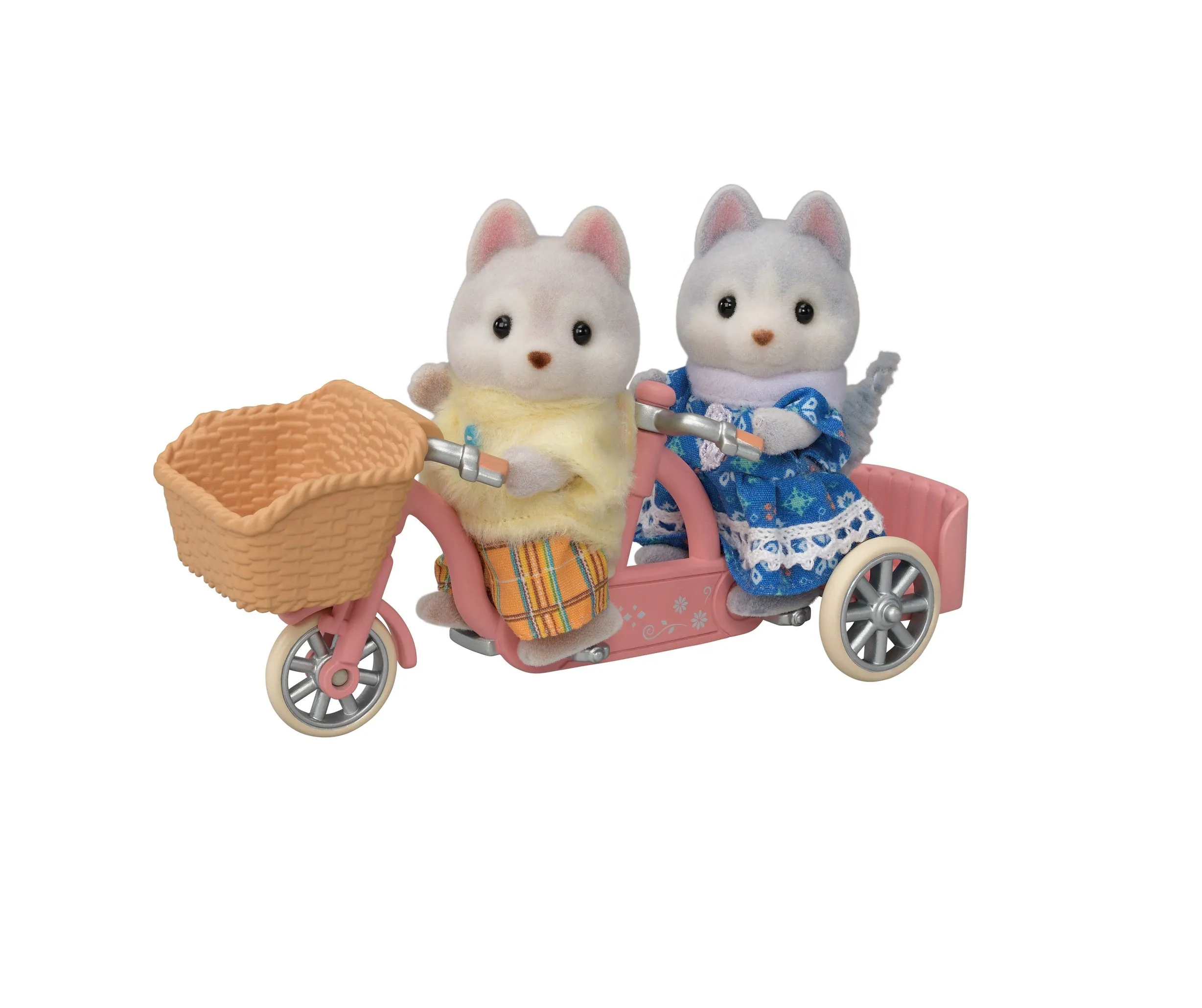 Tandem Cycling Set- Husky Sister & Brother