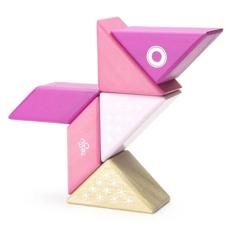 Tegu Travel Pal Kitty Magnetic Wooden Blocks