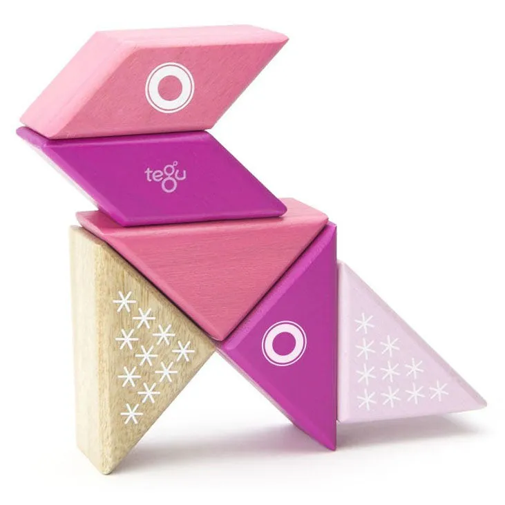 Tegu Travel Pal Kitty Magnetic Wooden Blocks