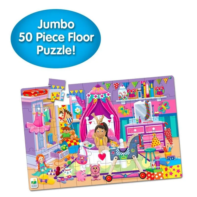 THE LEARNING JOURNEY 50 PIECE IN MY ROOM FLOOR PUZZLE