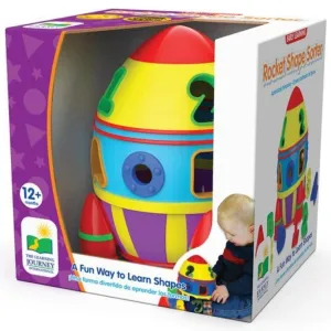 The Learning Journey Rocket Shape Sorter