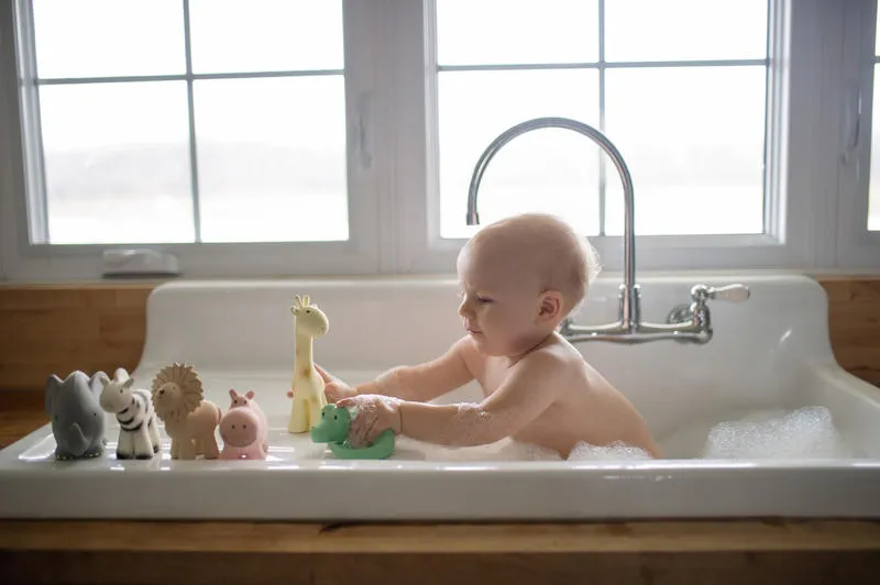 Tikiri Teether & Bath Toy | CROCODILE Gift Boxed