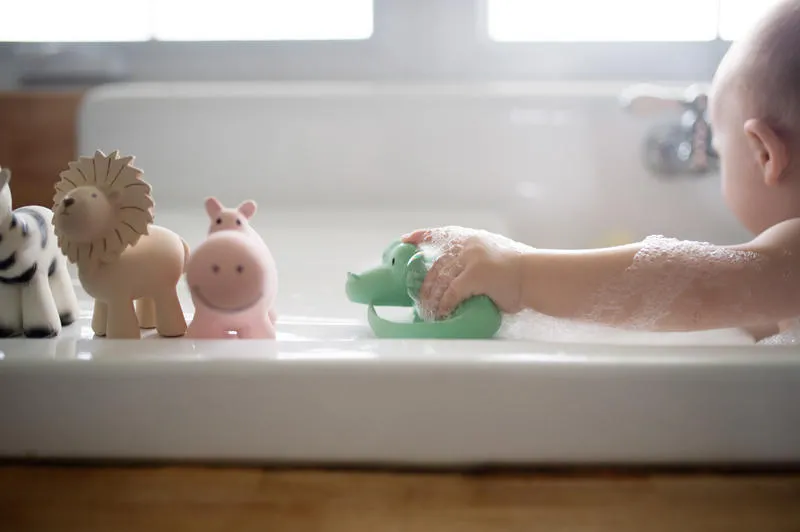Tikiri Teether & Bath Toy | CROCODILE Gift Boxed