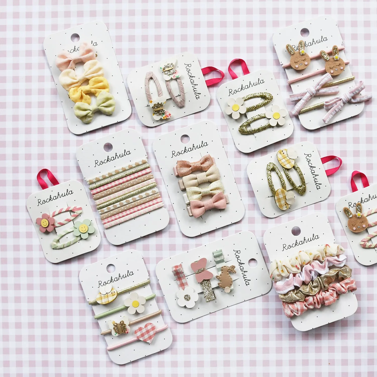 Tiny Blossom Scrunchie Set