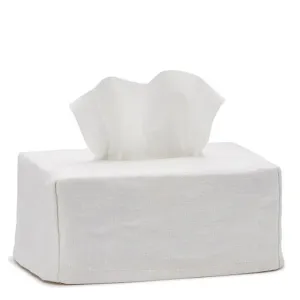 Tissue Box Cover - White