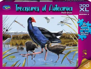 TREASURES OF AOTEAROA 300XL PIECE PUZZLE PUKEKO WADERS