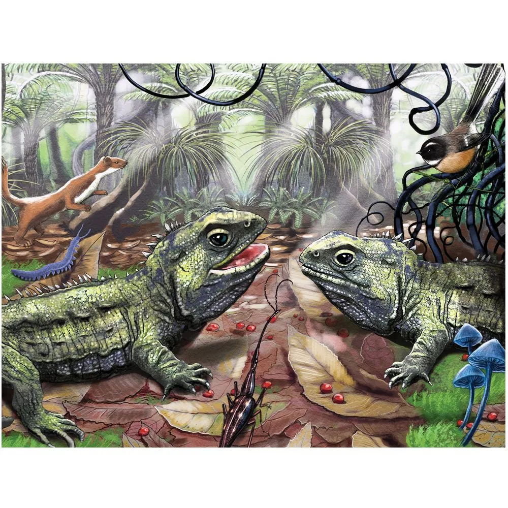 TREASURES OF AOTEAROA SERIES 2 96 PIECE FRAME TRAY PUZZLE ASSORTED STYLES