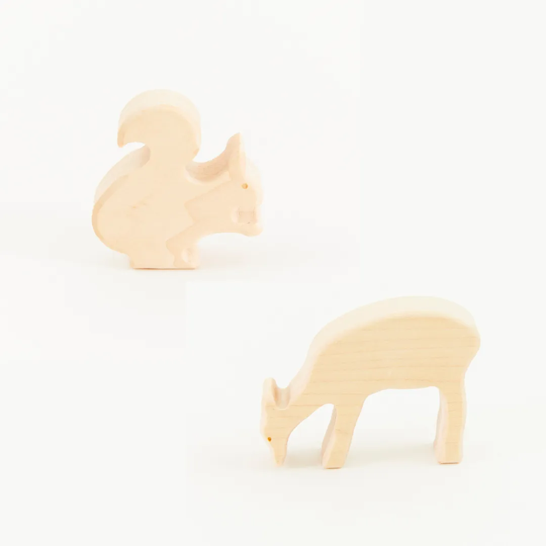 Wooden Animals Woodland