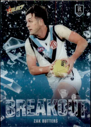 Zak Butters, B62, Breakout, 2025 Select AFL Footy Stars